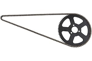 SHARPLACE Cadena de malla 25H 68 + 68 Piñón Trasero para 49cc Motor 2 Golpes