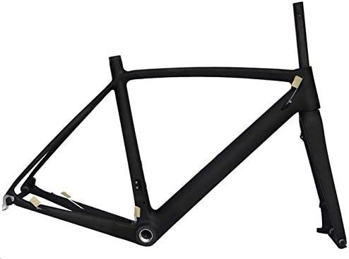 Flyxii Full Carbon 3K Matt 700C Road Bike Frameset : 50cm bicycle Frame Fork