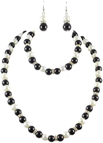 Jays JewellerySilver Tone Lilac Crystal Small Teardrop Necklace Set