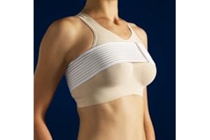 CAREFIX De Stuttgart Cinturón Resultado de operación de Stuttgart Correa de Pecho Mama Gürtel Banda de compresión Blanco 75 80 85 90