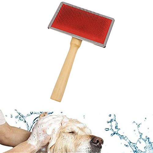HENGSONG-Pet-Dog-Cat-Salon-Grooming-Brush-with-Wooden-Handle