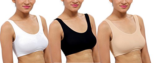 Fabme Air Sports Bra, Pack of 3(Free Size, Size of 28 to 36) RS.379 (62.00% Off) - Amazon