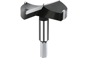 NICAVKIT Wolframstahl Forstnerbohrer 80mm, Professional Forstner bohrer Bit Holz Lochschneider, Holzbohrer Topfbohrer Kunstbohrer für Holz & Hartholz