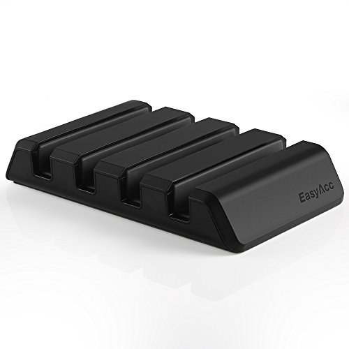 EasyAcc Universal Multifunktionsständer für iPhone 6 6S 6S plus, iPad Mini 3, Samsung Galaxy S7 S7 Edge S6 Edge S5 S6, Smartphones und Tablets – Farbe: Schwarz - 4