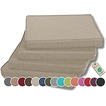 Cuscino Per Sedia In Poliuretano - Imbottitura Morbida, Rivestimento In Poliestere, Per Interni Ed Esterni, Casa E Giardino