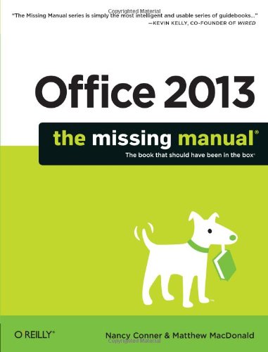 Download Office 2013: The Missing Manual (Missing Manuals)
