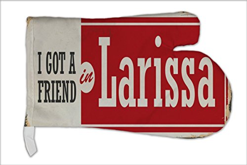 Preisvergleich Produktbild LEotiE SINCE 2004 Ofen Topf Handschuh Reisen Küche Larisa Griechenland Bedruckt