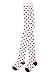 Weri Spezials Baby and Children Tights, Cream, Black Peas, Size: 5-6 years (110/116)