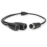 Midi-Kabel, Tisino 50cm 5-pin DIN-Stecker Stecker auf...