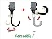 Stroller Organiser With Bonus Stroller Hook- The Must-Have Stroller Accessory. Keep All Your Essentials Easy To Reach. Fits All Major Strollers. Easy To Use. High Quality. (Black)
