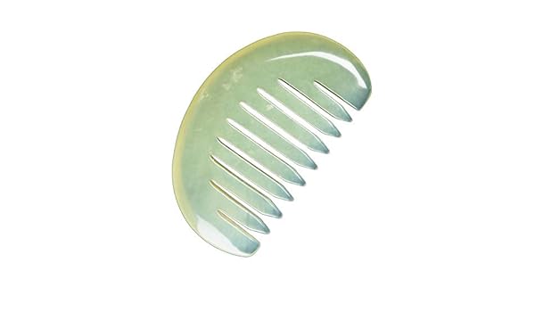Home Comb Wide Tooth Natural Jade Jade Comb Jade Scraping Board
