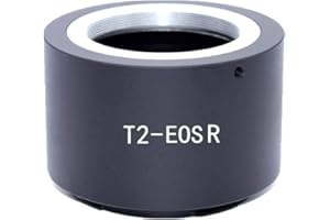 AMOPOFO T2-EF/R - Anello adattatore per obiettivo M42x0,75 Mm Anello Adattatore da Telescopio,compatibile con EF/R-Mount fotocamera Canon EOS RF RP, T2 to EF-R Lens Adapter