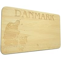 Brotbrett Danmark Dänemark Frühstücksbrett Gravur