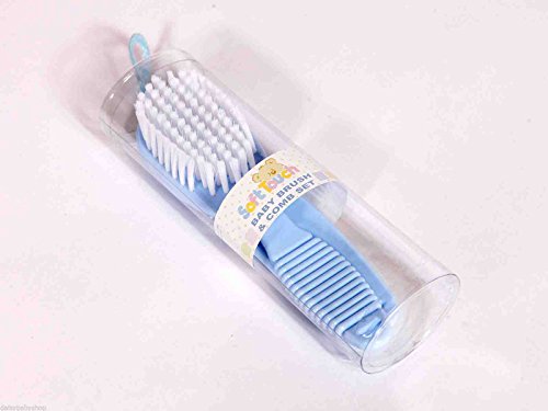 Soft Touch Baby Brush and Comb Set (blue)