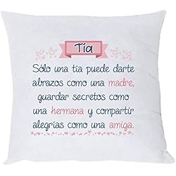 Misorpresa COJIN Mensaje Tia Regalo Tia COJIN Frase Tia
