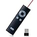 Price comparison product image Wireless PowerPoint Clicker - August LP200 - Presenter with Shortcut Keys and Laser Pointer - Remote Control Range: 15m - Presentation Skills eBook Included