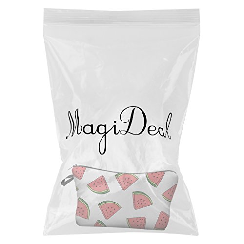 Mode Reise Make-up Tasche Organizer Kosmetiktasche Kulturbeutel Voller Druck – Wassermelone, eine Größe - 2