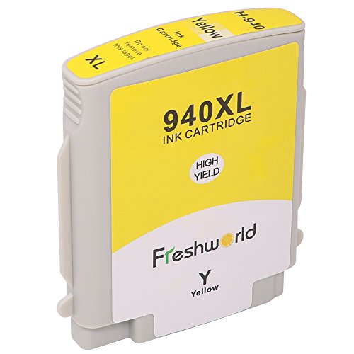 Freshworld Kompatibel Ersatz HP 940XL Tintenpatronen für HP Officejet Pro 8500 8000 8500A A809 A909a Drucker 4er Set (1 Schwarz,1 Cyan,1 Magenta,1 Gelb) - 6
