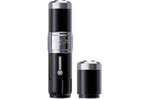 Dragonhawk Fold3 Wireless tatouage Machine Pen Rotary Tattoo Pen Adjust Stroke Length 2.4 to 4.2mm Coreless Motor with 2pcs batteries Rechargeable for Tattoo Artists