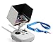 Produktbild DSstyles DJI Bundle Kit Inspire 1 Phantom 3 5.5 '' Sonnenschutz-Haube Blende Abdekung Sonnenschirm Sonnenverdeck für Mobiltelefon 3.5-5.5''Smartphones - Weiß + DJI verstellbar 3cm Breite FPV Transmitter Fernbedienung Remote Controller Neck Strap Lanyard Seil Band Tau für DJI Inspire 1, Phantom 3, Phantom 2 Vision +, Phantom 2 Vision, Phantom 2 Quadcopter usw Drone - Blau