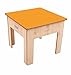 Little Helper FunPit 3 in 1 Sand Pit with Reversible Blackboard Desk Top (Maple/Orange)