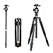Produktbild ATOMICO Tragbares Kamerastativ, Q222 Aluminiumlegierung Professionelles Einbeinstativ, mit 360 ° Kugelkopf, für Canon Nikon DSLR/ILDC Kameras