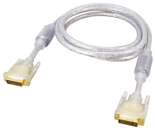 All4u BC 58-3 DF DVI-Kabel (DVI-Stecker 24+1 polig - 1x DVI-Stecker 24+1 polig, Dual Link) 3 m transparent
