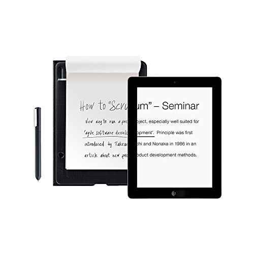 Wacom Bamboo Folio Smartpad A4 / Großes Portfolio Notepad mit Digitalisierungs-Funktion inkl. Eingabestift mit Kugelschreibermine / Kompatibel mit Android und Apple - 6
