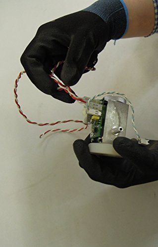 12 Paar Arbeitshandschuhe mit PU-Beschichtung EN388 – Schutzhandschuhe gegen Schmutz und mechanische Risiken, schwarz, Größe 10 (XL) - 6