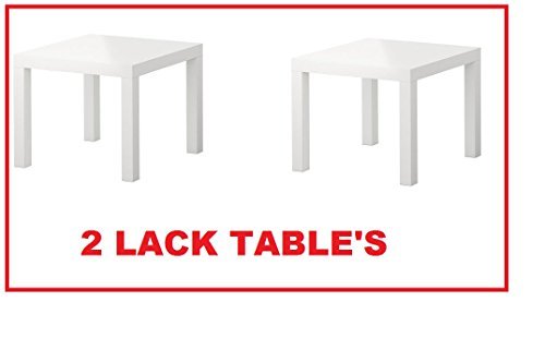 Ikea Table End Side Lack (White) - 2 Pack Ikea Table End Side Lack (White) - 2 Pack