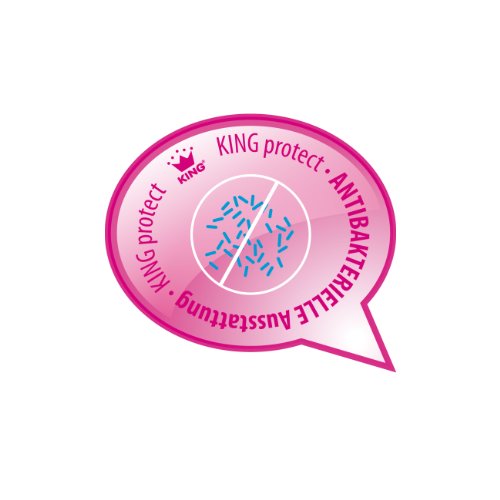 King M3976R Messerset Tomato 5-teilig, 4 Messer, 1 Schneidebrett, Antibakterielle Ausstattung, rot - 6