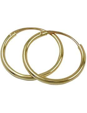 ASS 333 Gold Topmodische Damen Kinder Ohrringe Creolen 11 mm