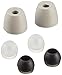 Price comparison product image Earphones Plus brand 135-B-6BLK-6CLR-XS Replacement earphone cushions, replacement earbud tips, 12 pairs size extra small + 1 bonus memory foam pair, black and clear