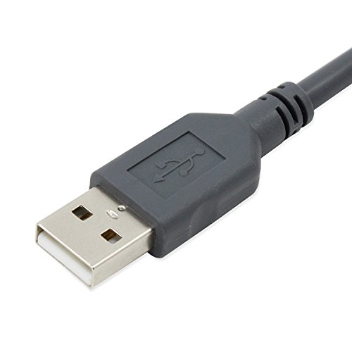 Aussel 1 X USB A Stecker auf RJ45 Kabel 7ft 2M für Symbol Barcode Scanner LS4278 LS2208 2208AP - 2