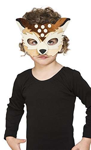 KINDERMASKE - REH -, Tiere Augenmasken Gesichtsmasken Rehe Rehkitz