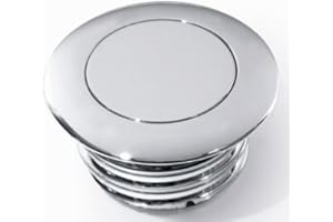 ZEMEX Pop Up Tankdeckel Chrom Custom Billet für Harley Davidson 1982-