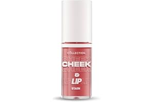 Collection Cosmetics 2 in 1 Cheek & Lip Stain, Long Lasting and Hydrating, For All Skin Types, 5 ml, Poppy