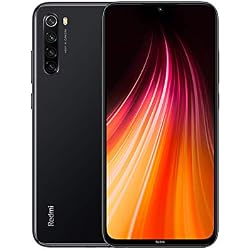Xiaomi Redmi Note 8 Teléfono 4GB RAM + 64GB ROM, Pantalla Completa de 6.3", Procesador Snapdragon 665 Octa-Core, 13MP Frontal y 48MP AI Cuatro Cámara Trasera Móviles Versión Global (Negro)