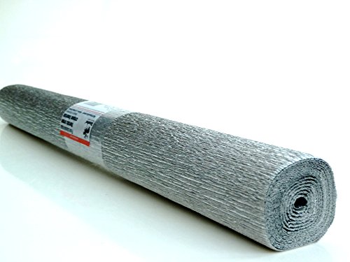 Floristenkrepp - Alu silber 50x250cm 1Rolle