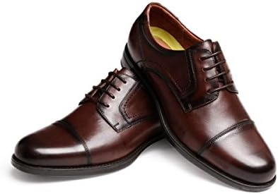 KYFW Men's Shoes New Business Men England Pointed Youth Leather Shoes Tide Suits Shoes,DarkBrown-39
