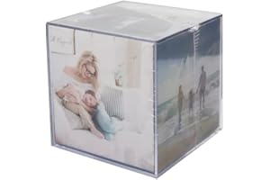 GENERIC Product Solutions Home Décor Acrylic Photo Cube for 6 Photographs Large 9 x 9 x 9 cm