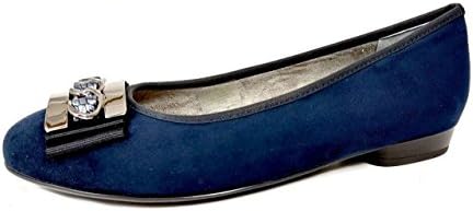 Jenny By Ara Women's 22-63355 Pisa Ballerina Pump Shoes Ara 41 (6 UK, Navy Suede (Blau))