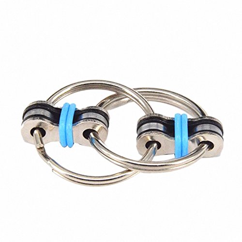 Aohang Hand Fidget Spinner Flippy Chain Fidget Toy Key Ring Sensory Toys Stress Relieve ADHD