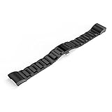 Für Fitbit Charge 2 Armband Rosa Schleife® Smart Watch Band Edelstahl Keramik armbänder Wrist Strap Uhrenarmband mit Schmetterlings Metallschließe und Schnalle Ersatzarmband Replacement Wristband für Fitbit Charge 2 Smart Fitness Watch Zur Herzfrequenz und Fitnessaufzeichnung - 4