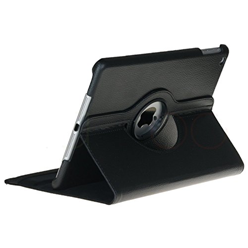 Liamoo iPad 5 air Schutz Hülle 360° + SchutzFolie + Stift Case Smart Cover Tasche (Schwarz) - 6
