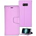Produktbild ToMoYi Galaxy S8 Plus Hülle Tasche, Premium Leder Wallet Case Handyhülle Handytasche Flip Brieftasche im Bookstyle Etui Schale Lederhülle mit Magnet Kartenfächer Standfunktion für Samsung Galaxy S8+