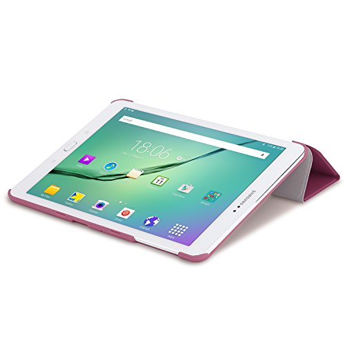 MoKo Samsung Galaxy Tab S2 9.7 Hülle – Ultra Slim PU Leder Tasche Schutzhülle Schale Smart Case Cover mit Auto Sleep/Wake up Funktion und Standfunktion für Galaxy Tab S2 9.7″ Tablet-PC, Violett - 5