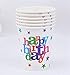 Produktbild MwaaZ Kann Ihre Party schmücken Einweg-Geburtstag Paper Cup Party verkleiden Sich für Birthday Party Supplies (weiß)