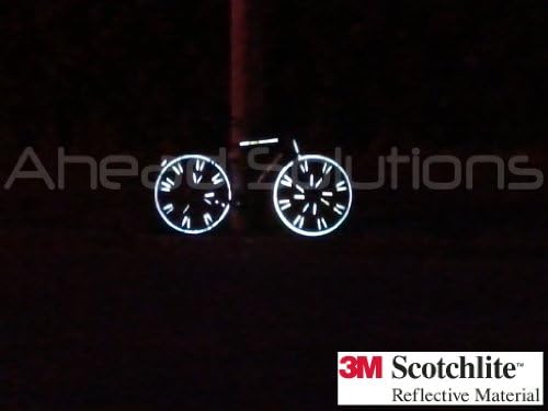 Spoke Reflectors 360 Degree Spoke Reflectors Visibility Coated with 3M Scotchlite Bicycle Bike Reflective Spoke Clips 36pcs Certified To British Standard: 6102/2 Road Traffic Approval and STVZO German Road Traffic Approvals. Impact Tested 300,001 Times