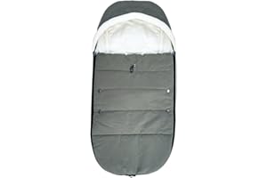 Brogtorl Saco para los pies Universal para Cochecito, Compatible con Babyzen YOYO/YOYO2, Stokke YOYO3 y Bugaboo, Tela a Prueba de Viento y frío, fácil de Limpiar (Oliva)